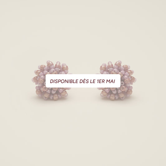BOUCLES D’OREILLES HORTENSIA RETRO